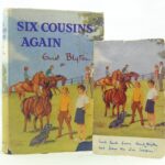 Six Cousins Again by Enid Blyton with signed postcard
