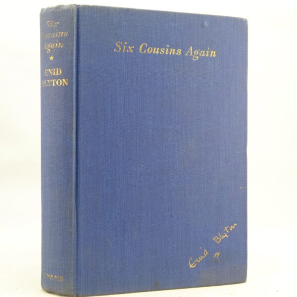 Six Cousins Again by Enid Blyton with signed postcard
