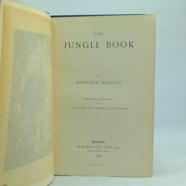 Two Jungle Books Kipling Signed