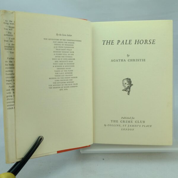 The PAle horse by Agatha Christie 1st