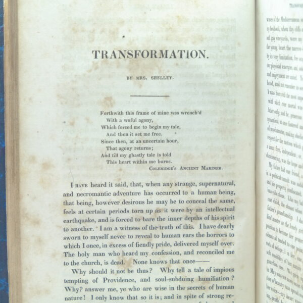 Mary Shelley Tale Book - Transformation 1st edition