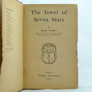 The Jewel of Seven Stars by Bram Stoker