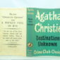 Destination Unknown - Agatha Christie