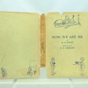 Now We Are Six by A A Milne 1st edition with DJ