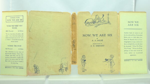 Now We Are Six by A A Milne 1st edition with DJ