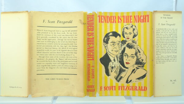 Tender is the Night 1st Grey Walls by F Scott Fitzgerald