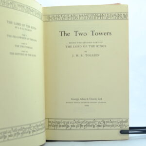 The Two Towers 1st1st Jby J R R Tolkien