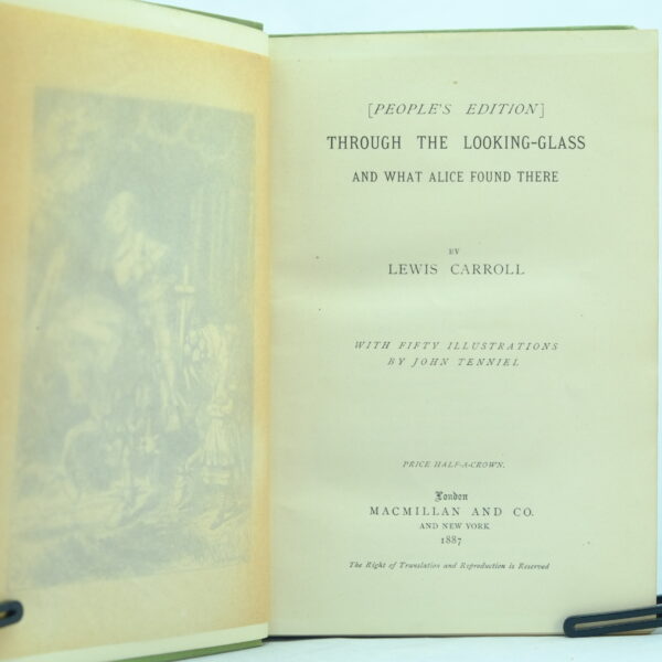 Alice in Wonderland and Through the Looking Glass 1st People's editions by Lewis Carroll