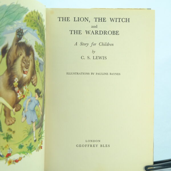 The Lion The Witch and the Wardrobe 1st edition C S Lewis