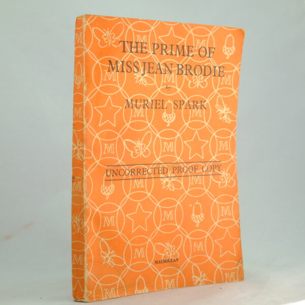 The Prime of Miss Jean Brodie 1st edition uncorrected proof by Muriel Spark