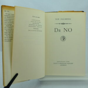 Dr No Ian Fleming 1st DJ