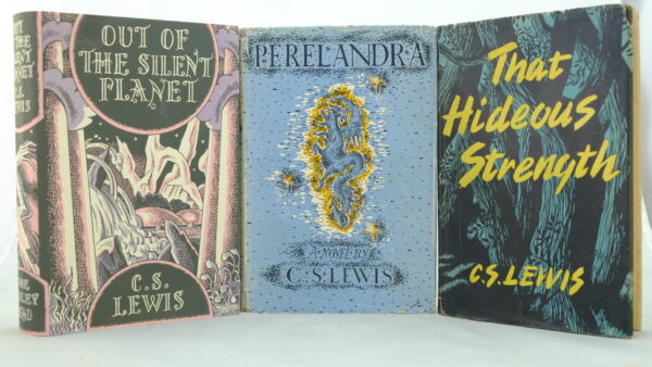 Space Trology by C S Lewis 1st editions - Out of the silent Planet, Perelandra, That Hideous Strength