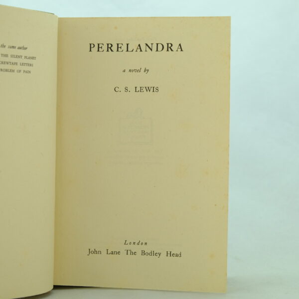 Space Trology by C S Lewis 1st editions - Out of the silent Planet, Perelandra, That Hideous Strength