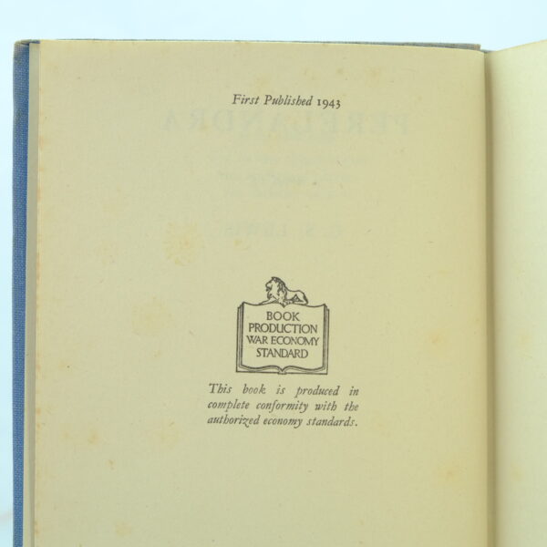 Space Trology by C S Lewis 1st editions - Out of the silent Planet, Perelandra, That Hideous Strength
