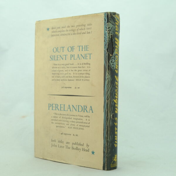 Space Trology by C S Lewis 1st editions - Out of the silent Planet, Perelandra, That Hideous Strength