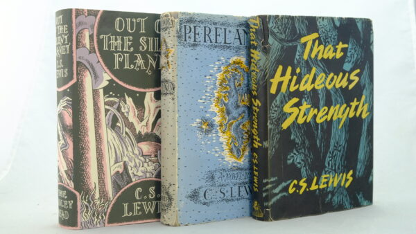 Space Trology by C S Lewis 1st editions - Out of the silent Planet, Perelandra, That Hideous Strength