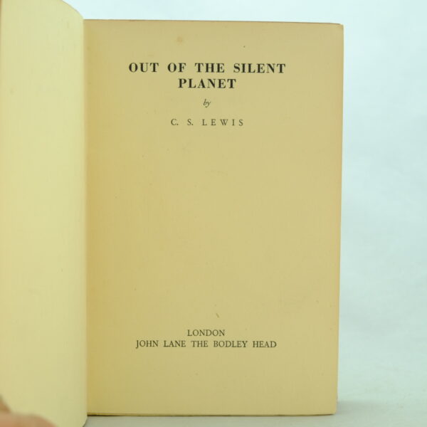 Space Trology by C S Lewis 1st editions - Out of the silent Planet, Perelandra, That Hideous Strength