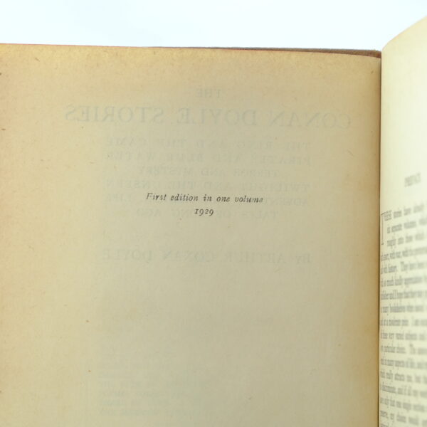 The Conan Doyle Stories 1st edition by Arthur Conan Doyle