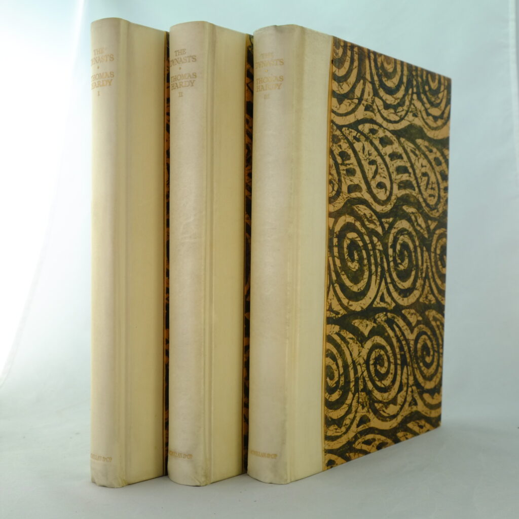 The Dynasts, 3 vols by Thomas Hardy signed (1)