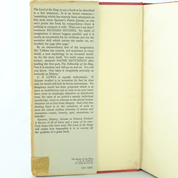 The Lord of the Rings Set 1st 7th, 5th, 3rd, J R R Tolkien