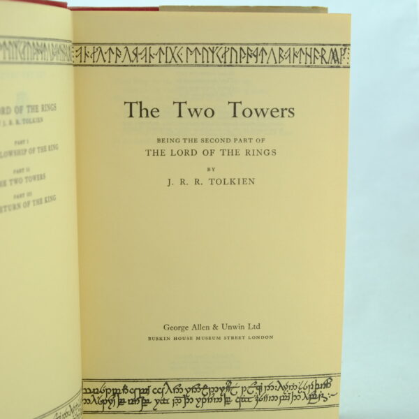 The Lord of the Rings Set 1st 7th, 5th, 3rd, J R R Tolkien