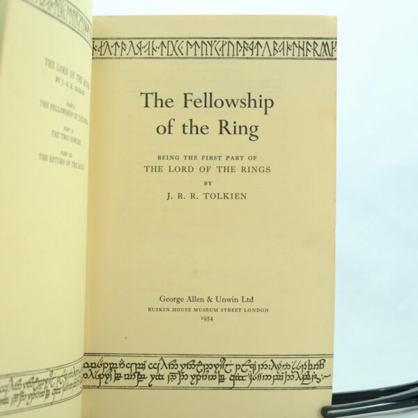 The Lord of the Rings set 3 J R R Tolkien