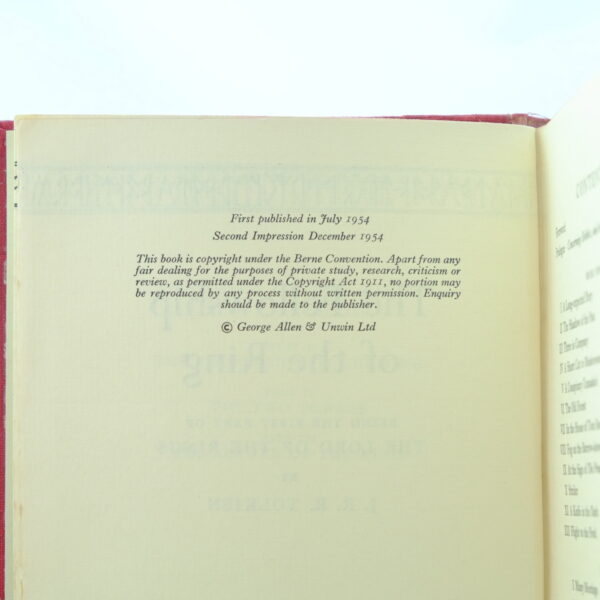 The Lord of the Rings set 3 J R R Tolkien