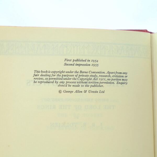 The Lord of the Rings set 3 J R R Tolkien
