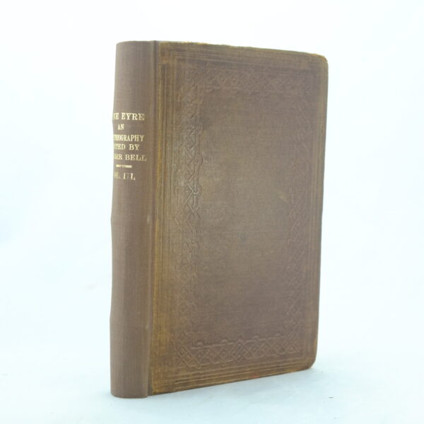 Jane Eyre 3 Vols Charlotte Bronte