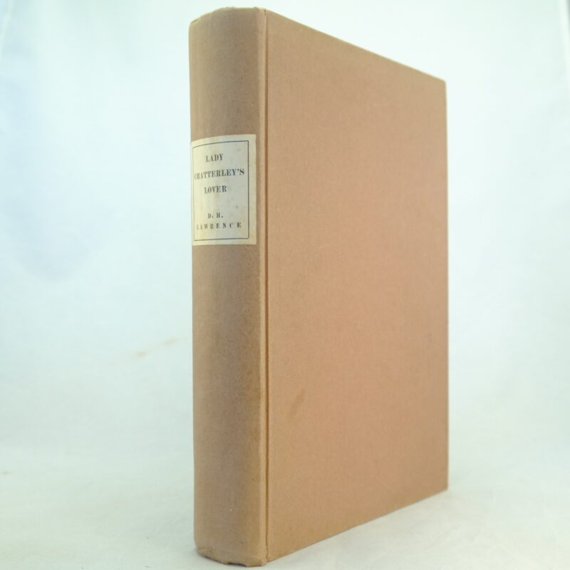 Lady Chatterley's Lover by D H Lawrence 1928 Privately Printed