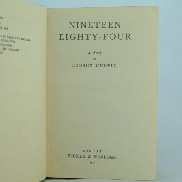 Nineteen Eighty-Four George Orwell