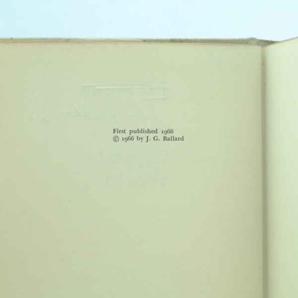 The Crystal World signed by J G Ballard