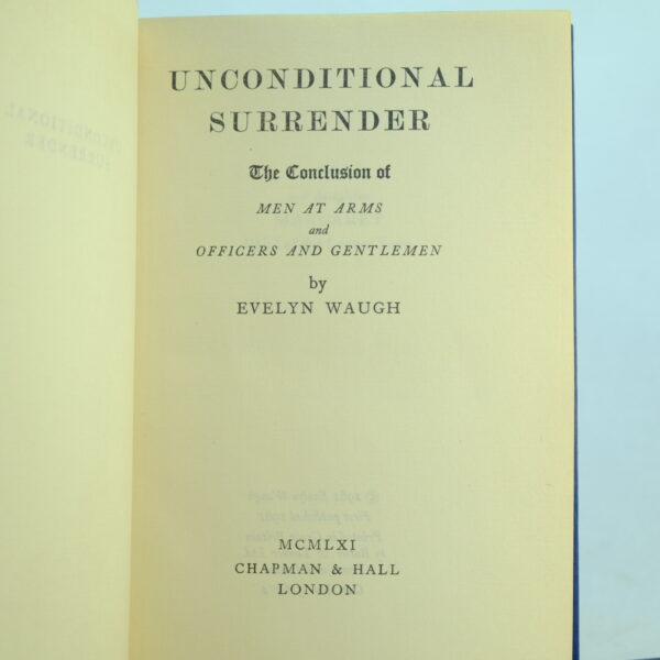 The Sword of Honour Trilogy, by Evelyn Waugh, first edition The Sword of Honour Trilogy, by Evelyn Waugh, first edition