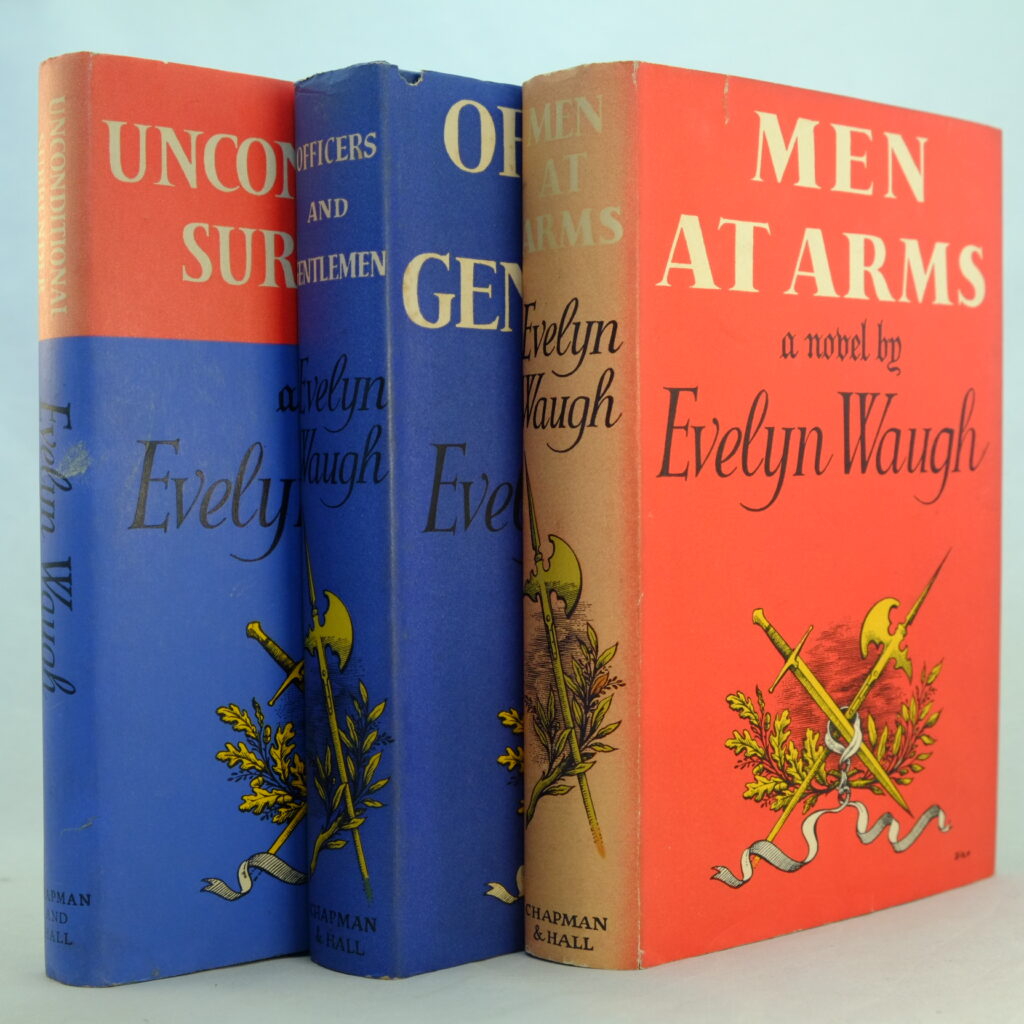 The Sword of Honour Trilogy, by Evelyn Waugh, first edition