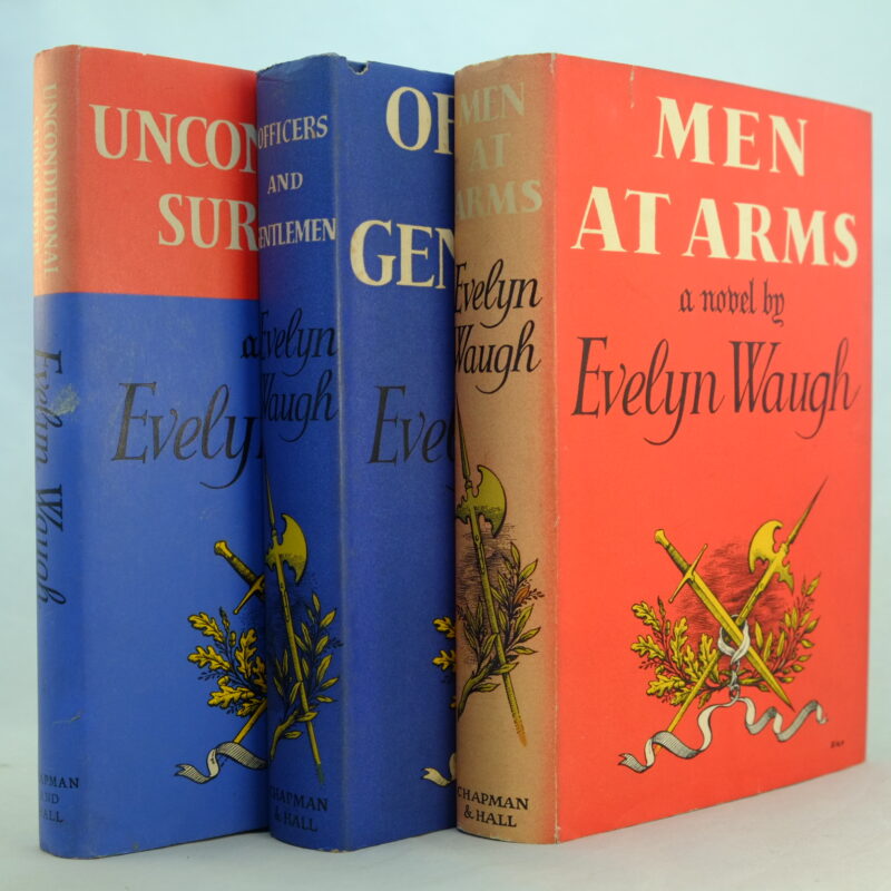 The Sword of Honour Trilogy, by Evelyn Waugh, first edition