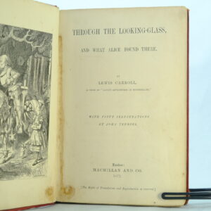Through the Looking Glass by Lewis Carroll rebound