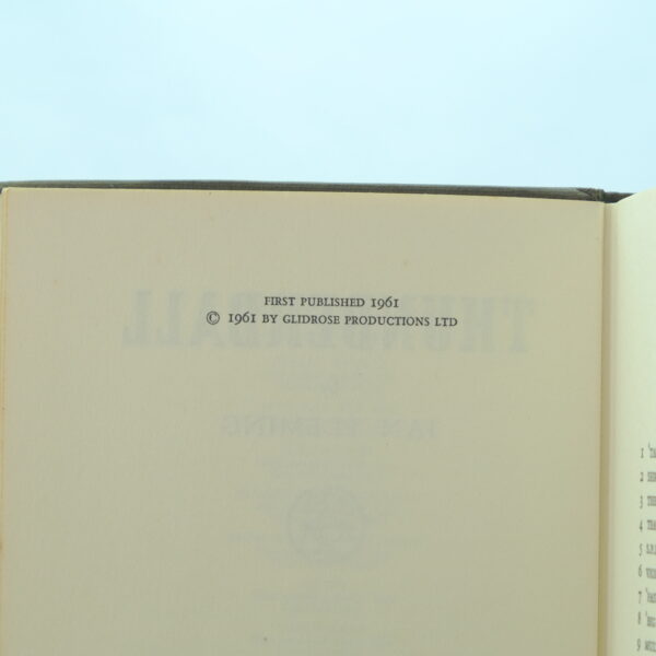 Thunderball by I. Fleming with Photograph