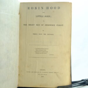 Robin Hood and Little John by Pierce Egan