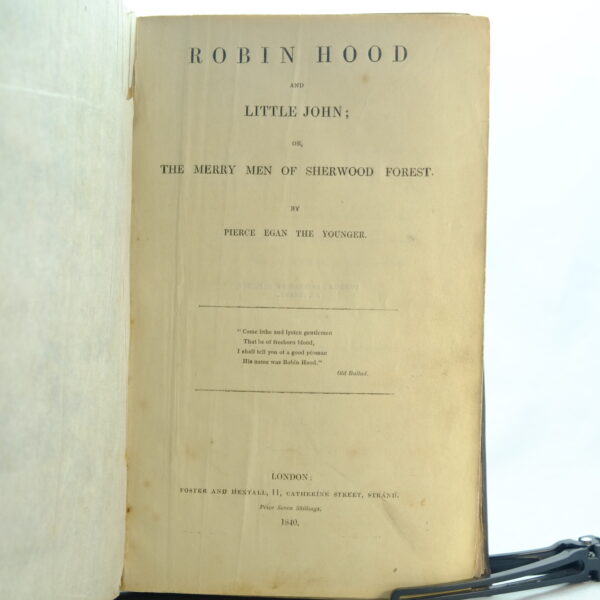 Robin Hood and Little John by Pierce Egan
