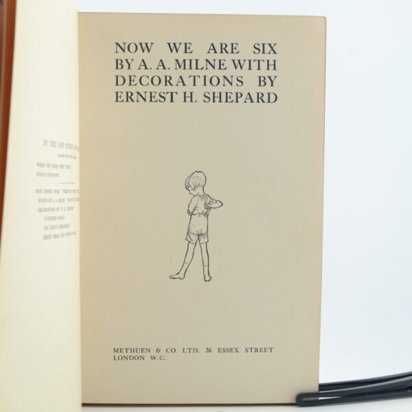 Now We Are Six, A. A. Milne, 1st edition
