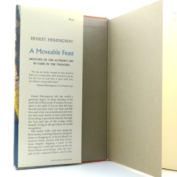A Moveable Feast 1st edition Ernest Hemmingway (3) Death in the Afternoon 1st edition by Ernest Hemmingway