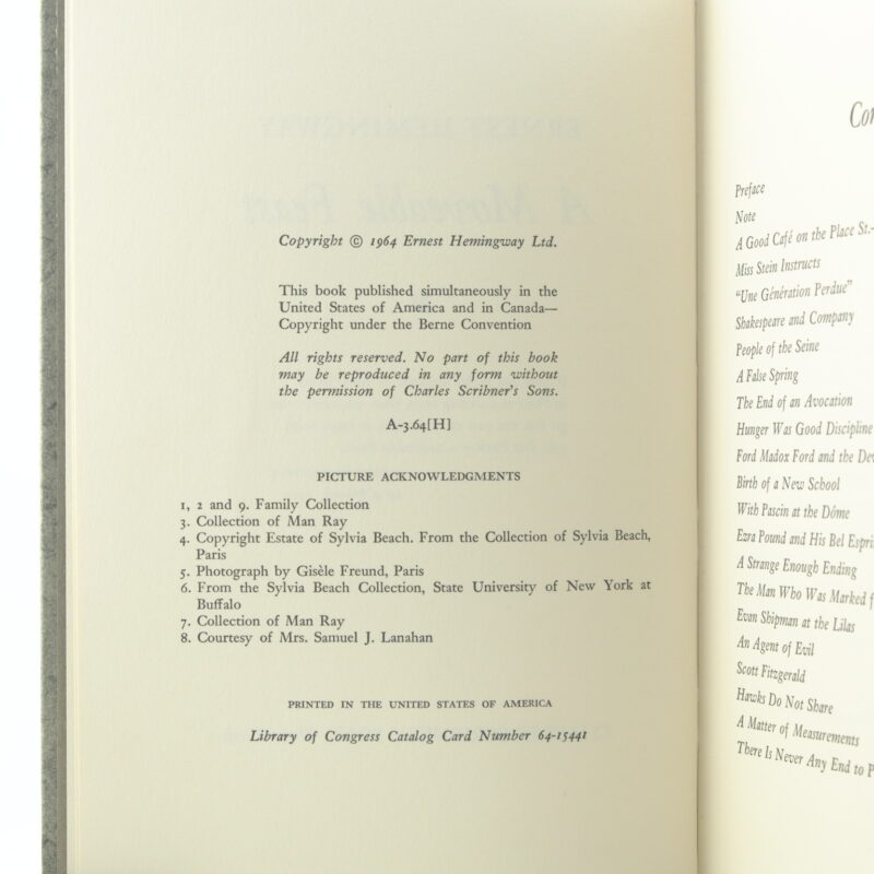 A Moveable Feast by Ernest Hemingway - Image 4