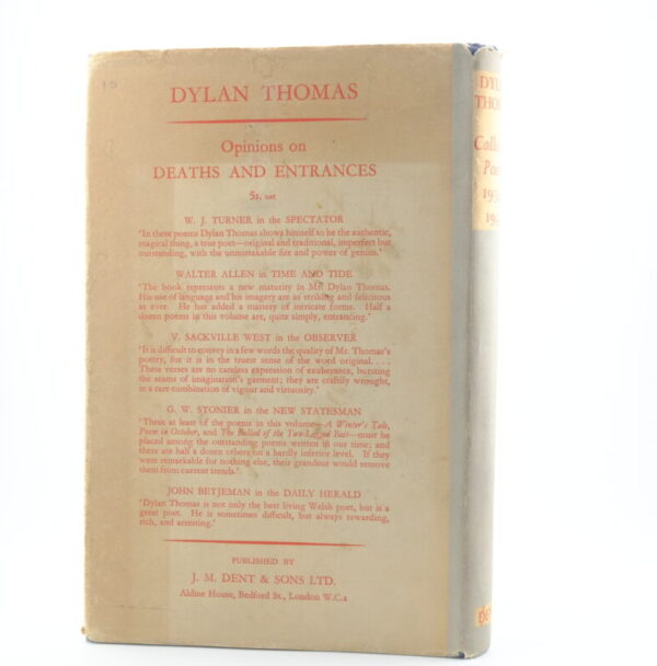 Collected Poems by Dylan Thomas 1st edition