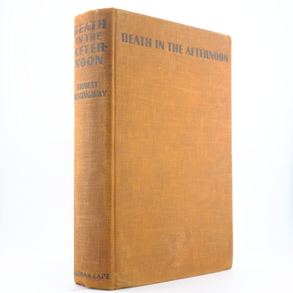 Death in the Afternoon 1st edition by Ernest Hemmingway (4) Death in the Afternoon 1st edition by Ernest Hemmingway