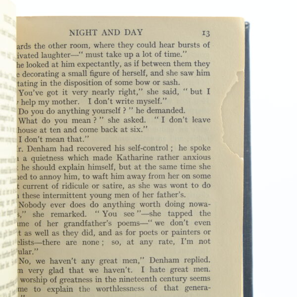 Night and Day by Virginia Woolf rebound Night and Day by Virginia Woolf rebound