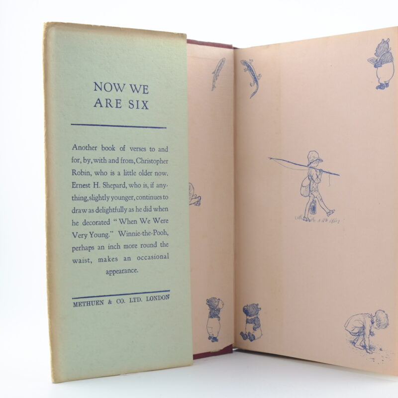 Now We Are Six by A. A. Milne signed