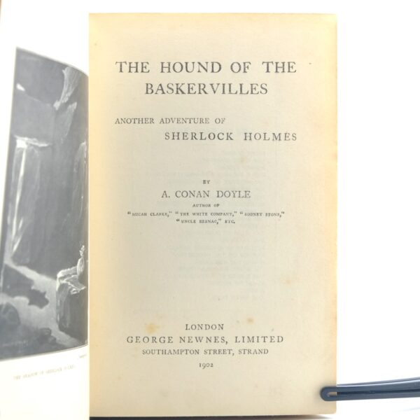 The Hound of the Baskervilles 1st edition by Arthur Cnan Doyle (3) The Hound of the Baskervilles 1st edition by Arthur Conan Doyle