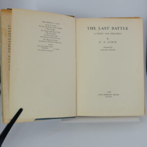 The Last Battle by C. S. Lewis 1st