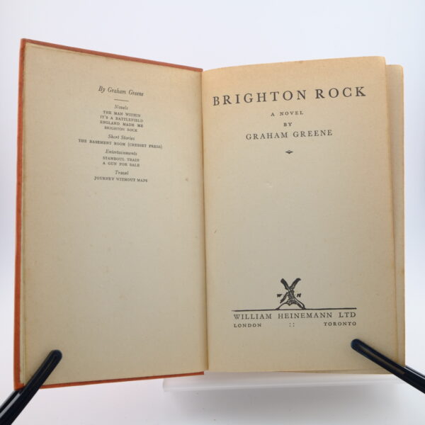 Brighton Rock by Graham Greene 1st edition (5)