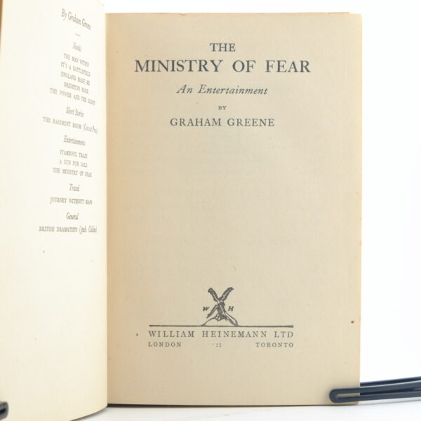 Graham Greene Ministry of Fear